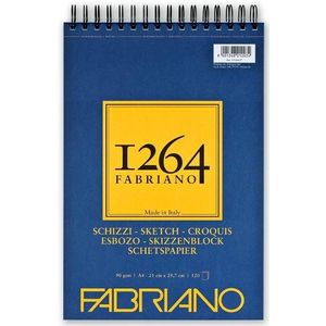 Fabriano 1264 schetsblok 90 gram - 19100637 Formaat A4