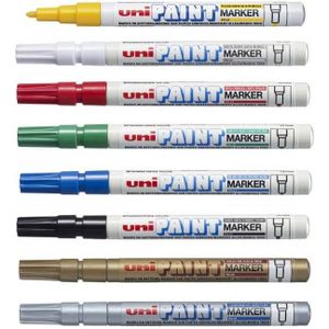 Uni Paint marker px21 fijne punt - rood