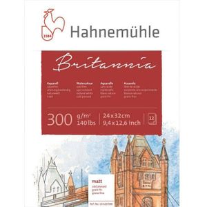 Hahnemuhle Britannia aquarelblok grain fin - Maat 42x56 cm