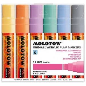 Molotow Markerset 627HS 6dlg pastel