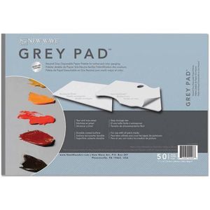 New Wave Grey pad afscheurpalet 27,9x40,6