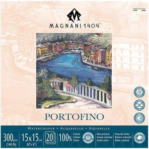 Magnani Aquarelblok portofino vierkant - maat 30x30cm