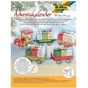 Folia  Adventkalender kersttrein 9394