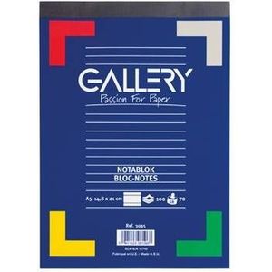 Gallery Schrijfblok lijntjes 100vel - 3035 maat A5