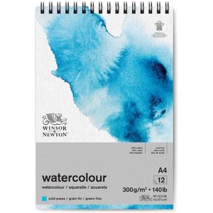 Winsor & Newton Aquarelblok classic A4 spiraal