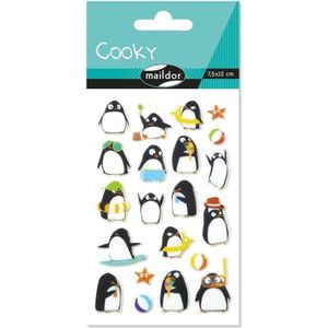 Maildor Cooky stickervel pinguins CY062O