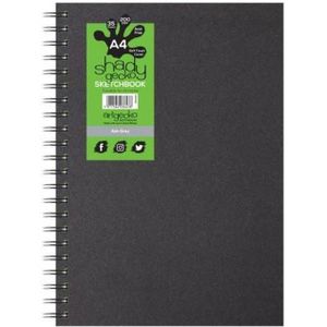 Artgecko Sketchbook toned grey A4