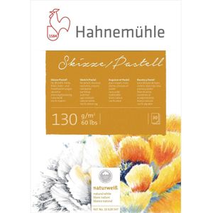 Hahnemuhle Sketch/pastel blok natural white - maat A3