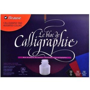 Brause Calligraphy pad assorted colors