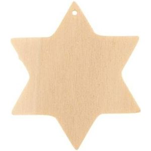 Glorex Houten sterren 12 cm 1680.016