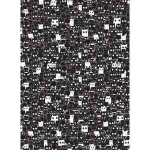 Decopatch Papier zwart witte poezen fda772
