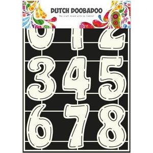 Dutch Doobadoo A4 sjabloon 5003 nummers 1