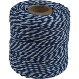 Rollade touw blauw/wit