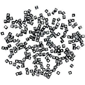 Rayher Letterkralen kubus zwart 052-576