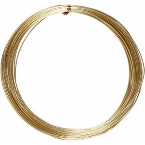 Alu wire vormdraad 1mm x 16m - 518314 goud