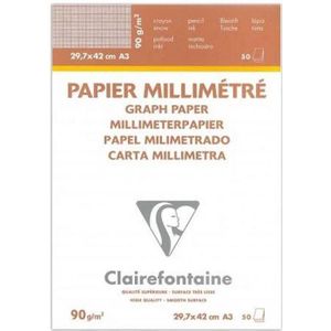 Clairefontaine Millimeter papier blok A3