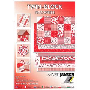 Marpa Jansen Twin block rood/wit 308.250