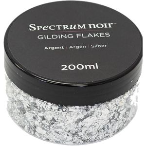 Spectrum Noir Gilding flakes zilver 200ml