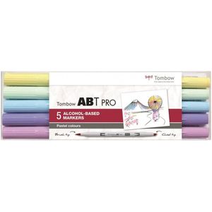 Tombow ABT pro markerset 5 pastel