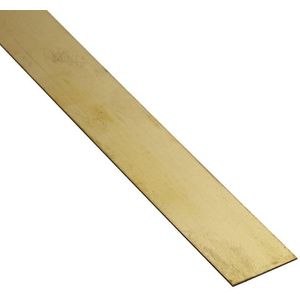 Albion Alloys Messing profiel brass strip - BS3M maat 25 x 0.4 mm per 3 stuks