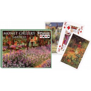 Piatnik Speelkaarten 2deck monet gardens