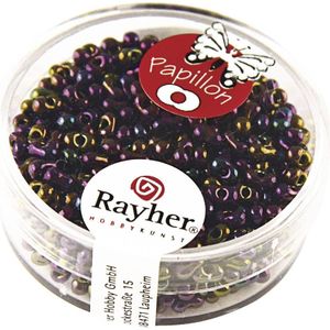 Rayher Papillon rocailles 14-142 - 578 mat zwart