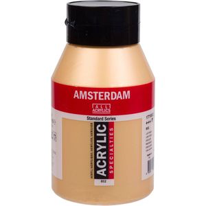 Talens Amsterdam 1000ml metallic - 802 licht goud