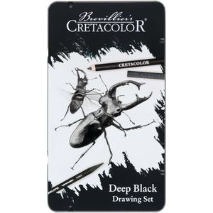 Cretacolor Deep black drawing set 400-09