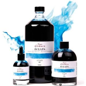 Herbin Eclats aquarelinkt 50 ml - 430 bleu de chine