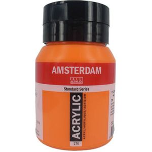 Talens Amsterdam acrylverf 500ml. - 317 transp rood medium