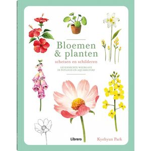 Librero Bloemen en planten schetsen