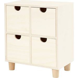 Houten ladenkast 57945