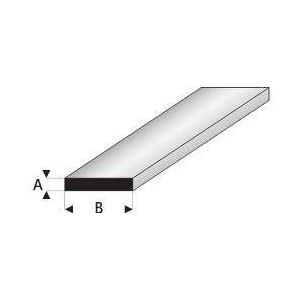 Evergreen Polystyreen profiel strip - 8106 pak 10 stuks 0.28x1.69 mm