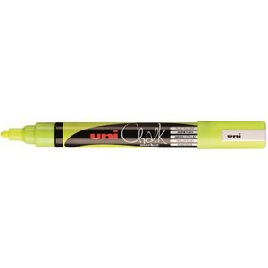 Uni Chalk marker 2.5mm PWE-5M - fluor geel
