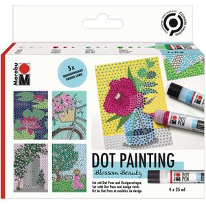 Marabu Dot painting set 00081 blossom