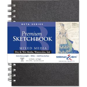 Stillman & Birn  Sketchbook beta spiraal - 300710 maat 17,8 x 25,4cm