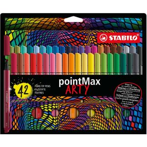 Stabilo Point max set met 42 kleuren