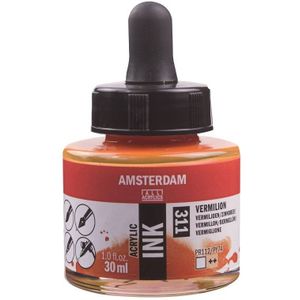 Talens Amsterdam acrylinkt 30ml - 735 oxyde zwart
