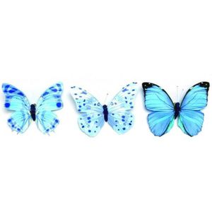 Glorex Vlinder blauw 67101003