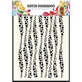 Dutch Doobadoo A5 sjabloon 5037 wavy stripes