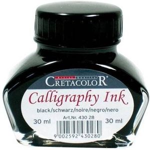 Cretacolor Calligraphy ink black 30ml 43028