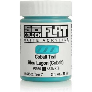 Golden Soflat matte acrylverf 59ml - 6640 turquoise