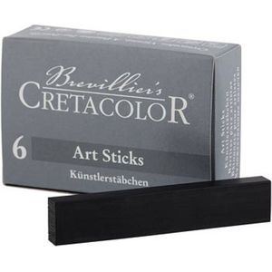 Cretacolor  Art stick nero 14x7mm - 404-01 extra zacht