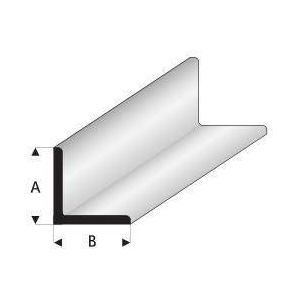 Evergreen Polystyreen profiel hoek - 296 pak 3 stuks 4.8 mm