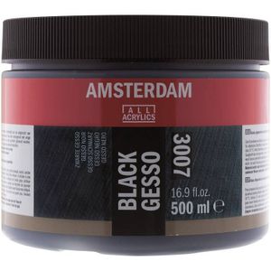 Talens Amsterdam black gesso 3007 - 250ml