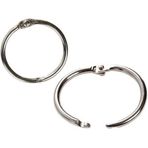 Bronyl Boek bind ringen - 101451 maat 25mm doosje 20st