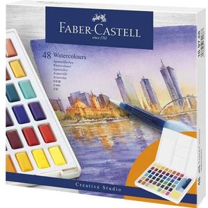 Faber Castell Aquarelverf doos 48 kleuren