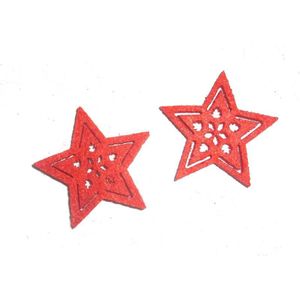 Mica Open vilten sterren - 620377 rood