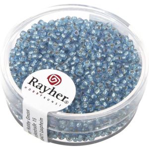 Rayher Rocailles zilver-rainbow 14-385 - 568 staalgrijs