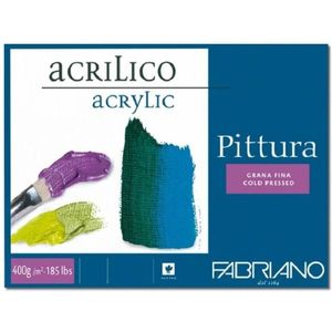 Fabriano Pittura acrylpapier - 50x70 cm pak 10 vel van 27.50 voor